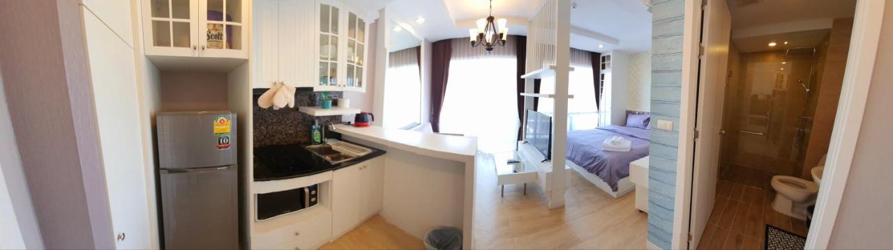 Cozy Near Beach 200M With Toproof Pool At Patio Bangsaen Apartment ภายนอก รูปภาพ