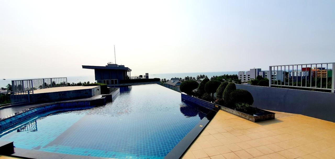 Cozy Near Beach 200M With Toproof Pool At Patio Bangsaen Apartment ภายนอก รูปภาพ